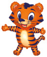 Palloncino Mylar Tiger Cub