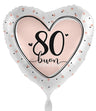 Palloncino Cuore Compleanno 80 anni