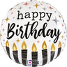 Palloncino Tondo Happy Birthday