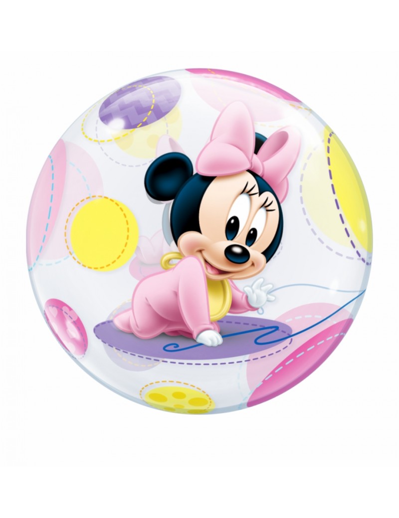 Palloncino Bubble Baby Minnie Mouse