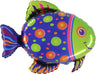 Palloncino Pesce Tropicale Mylar 75 cm
