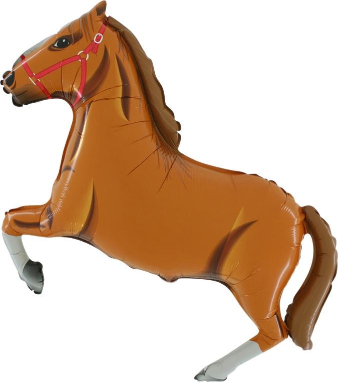 Palloncino Cavallo Marrone Chiaro