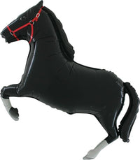 Palloncino Cavallo Nero Mylar 90 cm