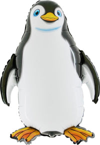 Palloncino Pinguino Nero Mylar 74 cm