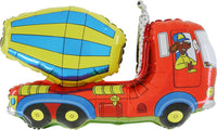 Palloncino Betoniera Mylar 76 cm Multicolor