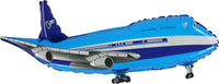 Palloncino Aereo Jumbo Blu Mylar 74 cm
