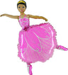 Palloncino Ballerina Mylar 76 cm Rosa