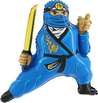 Palloncino Ninja Blu Mylar 79 cm