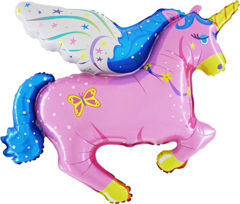 Palloncino Unicorno Rosa