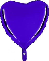 Palloncino Cuore 18" Colore Blu Mylar 45 cm
