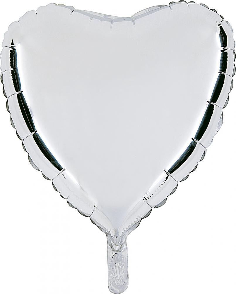 Palloncino Cuore 18" Colore Argento