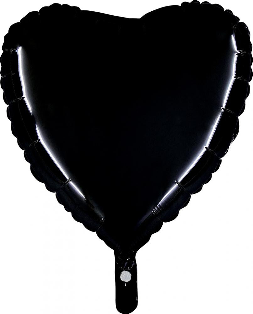 Palloncino Cuore 18" Colore Nero