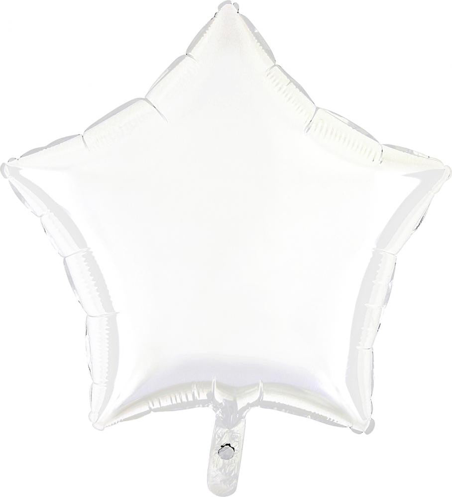 Palloncino Stella 18" Colore Bianco