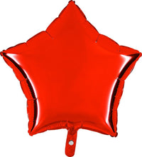 Palloncino Stella 18" Colore Rosso Mylar 45 cm