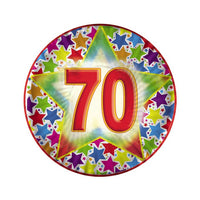 Piatti di Carta Numero 70 (10 pz) 18 cm Multicolor