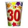 Bicchieri di Carta Numero 30 (10 pz) Multicolor