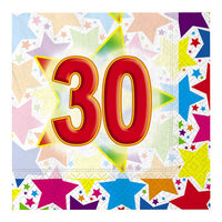 Tovaglioli di Carta Numero 30 (20 pz) 33 x 33 cm