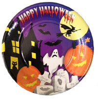 Piatti Ø 18 cm Happy Halloween (10 pz) Carta