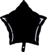 Palloncino Stella 18" Colore Nero Mylar 45 cm