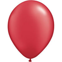 Palloncini in Lattice Metallizzato Rosso 14" da 50 pz 36 cm