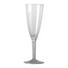 Calice Flute in Plastica Colore Trasparente 17 cm