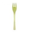Forchettina da Dolce Colore Verde Chiaro Plastica