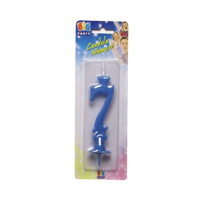 Candelina Celeste Maxi Numero 7