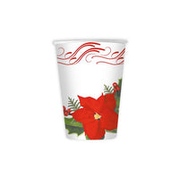 Bicchieri Stella di Natale (10 pz) Carta