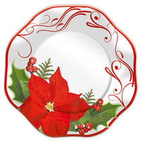 Piatti Stella di Natale Grandi da 32 cm (5 pz) Carta