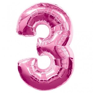 Palloncino Numero 3 (35 cm)