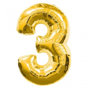 Palloncino Numero 3 (35 cm)