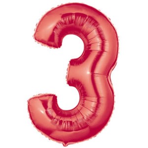 Palloncino Numero 3 (35 cm)