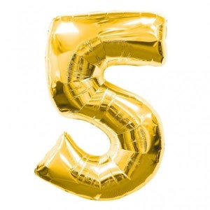Palloncino Numero 5 (35 cm)