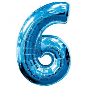 Palloncino Numero 6 (35 cm)
