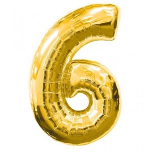 Palloncino Numero 6 (35 cm)