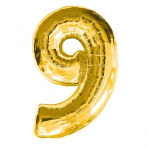 Palloncino Numero 9 (35 cm)
