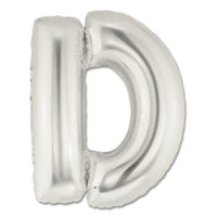 Palloncino Lettera D (35 cm) Mylar Blu Fucsia