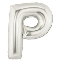 Palloncino Lettera P (35 cm) Mylar Blu Fucsia