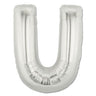 Palloncino Lettera U (35 cm) Mylar Blu Fucsia
