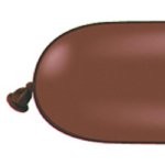 Palloncini in Lattice Modellabili Marroni (50pz)