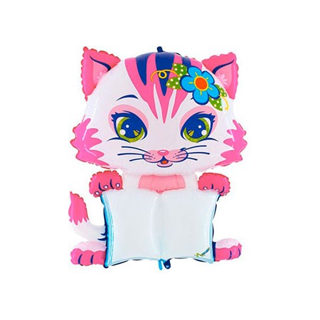 Palloncino Gattina Rosa B-Pad Scrivibile