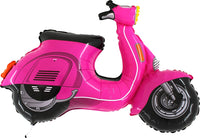 Palloncino Moto Vespa Mylar 80 cm Rosso Blu