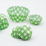 Pirottini per Cupecakes Verdi (100 pz) Carta 3 cm Bianco Verde