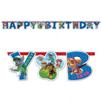 Festone Buon Compleanno Paw Patrol 11 cm Multicolor