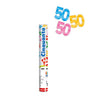 Spara Coriandoli Con Numeri Cinquanta 30 cm Multicolor