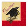 Tovaglioli di Carta Laurea (20 pz) 33 x 33 cm Rosso