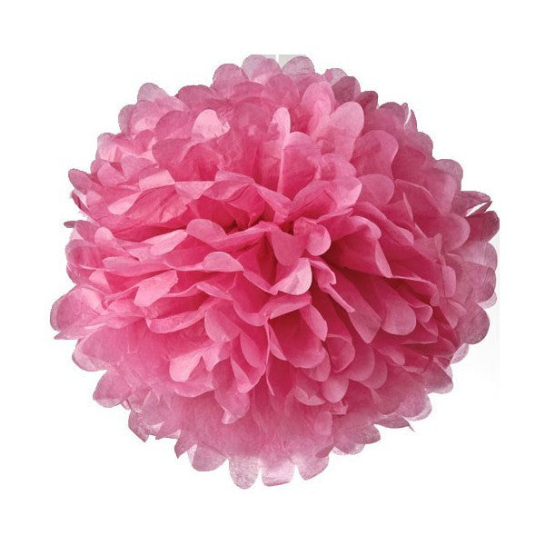 Pom Pom di Carta colore Fucsia