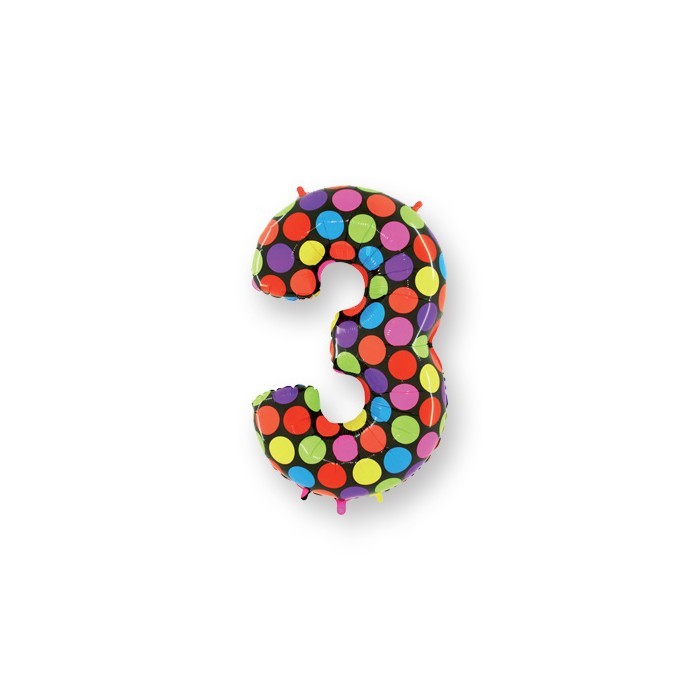 Palloncino Numero 3 (35 cm)