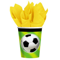 Bicchieri di Carta Tema Calcio da 266 ml