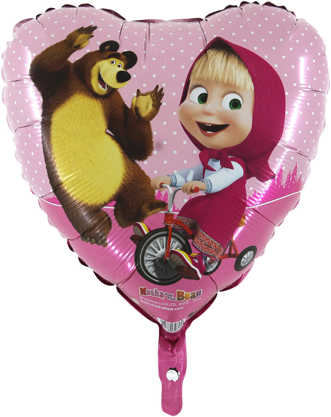 Palloncino Cuore Masha e Orso